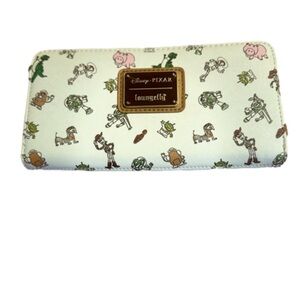 Loungefly Disney Pixar Character Wallet - Cream and Brown